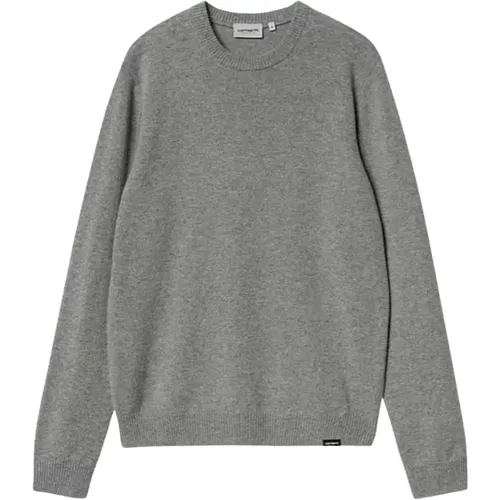 Wollmischpullover - Grau , Herren, Größe: 2XL - Carhartt WIP - Modalova