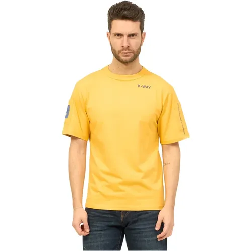 T-Shirts , male, Sizes: M, XL - K-way - Modalova