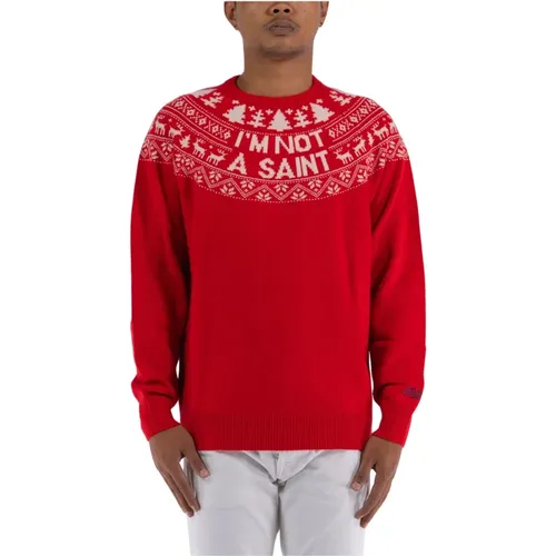 Reindeer Knitwear Sweater , male, Sizes: L, XL - MC2 Saint Barth - Modalova