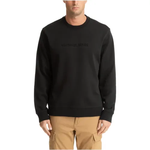 Einfacher Logo-Sweatshirt , Herren, Größe: M - Michael Kors - Modalova