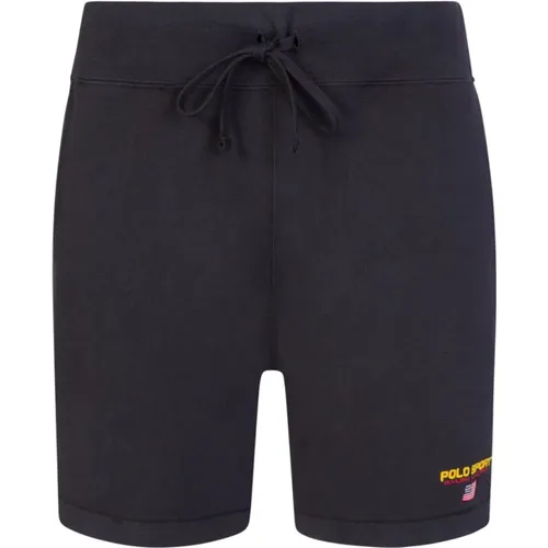 Sport Logo Shorts Schwarz , Herren, Größe: XL - Ralph Lauren - Modalova