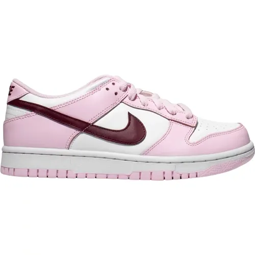 Limited Edition Pink Red White Sneakers , female, Sizes: 6 UK, 7 UK, 5 1/2 UK, 3 1/2 UK, 4 1/2 UK, 5 UK, 3 UK - Nike - Modalova