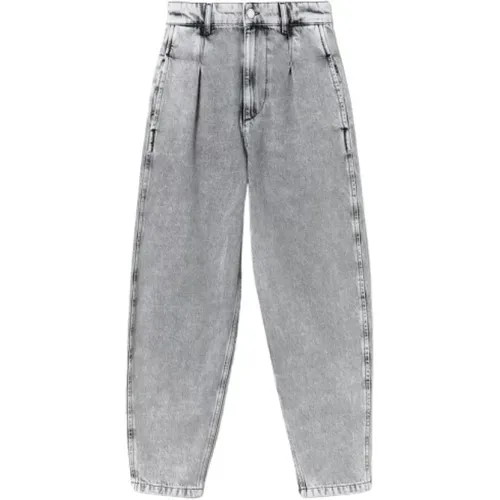 High-Waist Karottenfit Jeans , Damen, Größe: W30 - Twinset - Modalova