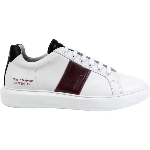 Handgefertigte Weiße Ledersneakers - National Standard - Modalova
