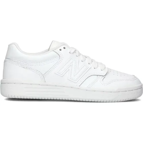 Jungen Low Top Weiße Sneakers , Herren, Größe: 38 EU - New Balance - Modalova