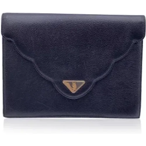 Pre-owned Leder clutches - Yves Saint Laurent Vintage - Modalova