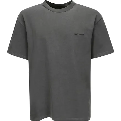 Logo Duster T-Shirt Comfortable Fit , male, Sizes: S, L, M - Carhartt WIP - Modalova