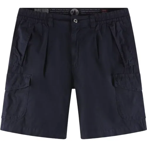 Blaue Cargo Shorts Bermuda Casual , Herren, Größe: W38 - Murphy&Nye - Modalova