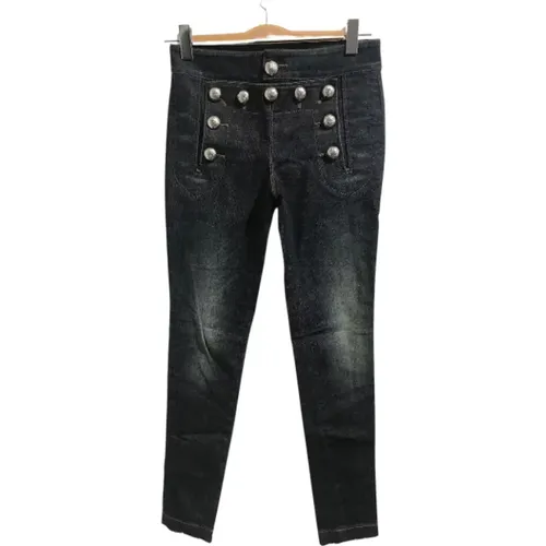 Pre-owned Cotton jeans , female, Sizes: XS - Gucci Vintage - Modalova