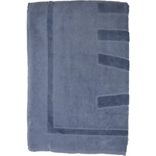 Blauer Strandhandtuch Baumwolle Logo - Vilebrequin - Modalova