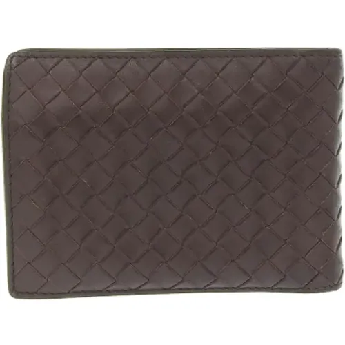 Pre-owned Leather wallets , female, Sizes: ONE SIZE - Bottega Veneta Vintage - Modalova