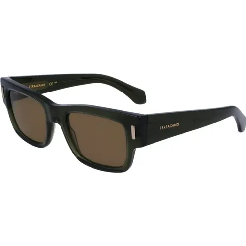 Stylische Sonnenbrille Sf2011S 320 , unisex, Größe: 53 MM - Salvatore Ferragamo - Modalova