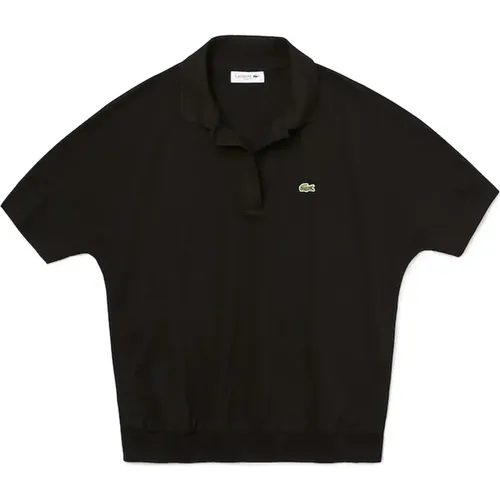 Casual Ribbed Collar Polo Shirt - Lacoste - Modalova
