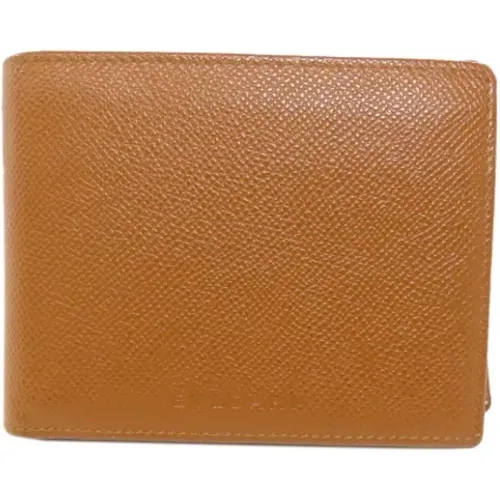 Pre-owned Leather wallets , female, Sizes: ONE SIZE - Bvlgari Vintage - Modalova