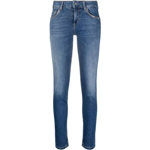 Blaue Skinny Jeans , Damen, Größe: W25 - Liu Jo - Modalova