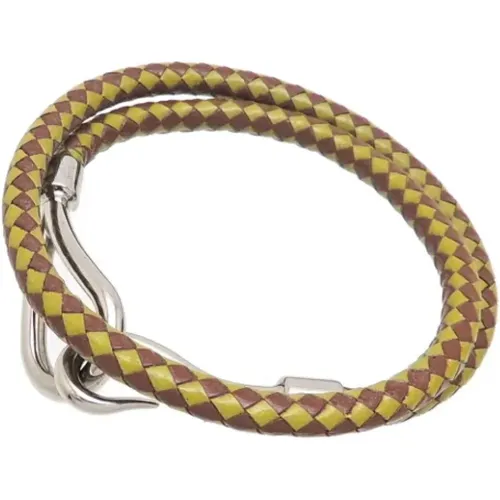 Pre-owned Hermès Leather Bracelet , female, Sizes: ONE SIZE - Hermès Vintage - Modalova