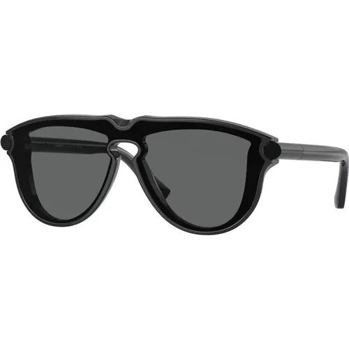 Stilvolle Sonnenbrille in Schwarz , Herren, Größe: 36 MM - Burberry - Modalova