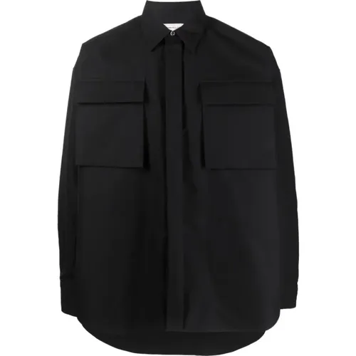 Military-Inspired Shirts , male, Sizes: L - alexander mcqueen - Modalova