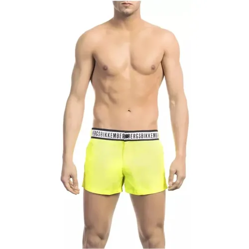 Gelbe Micro Badehose Bikkembergs - Bikkembergs - Modalova