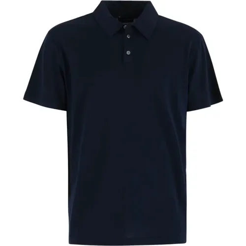 Blaue Jersey T-Shirts und Polos , Herren, Größe: XL - Roberto Collina - Modalova