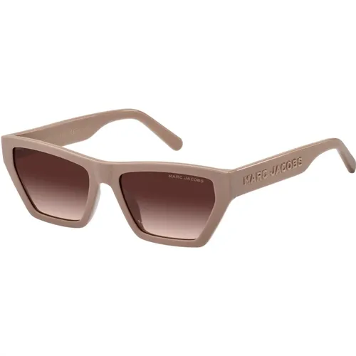Brown Shaded Sunglasses , female, Sizes: 55 MM - Marc Jacobs - Modalova