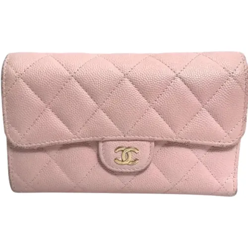 Pre-owned Leather wallets , female, Sizes: ONE SIZE - Chanel Vintage - Modalova