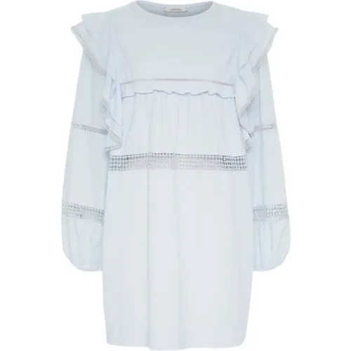 Lace Lines Dress - Elegant and Stylish , female, Sizes: L - dorothee schumacher - Modalova