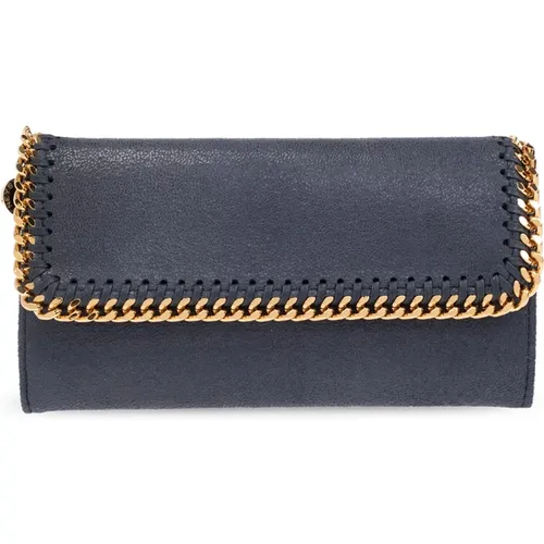 Wallet with logo , female, Sizes: ONE SIZE - Stella Mccartney - Modalova