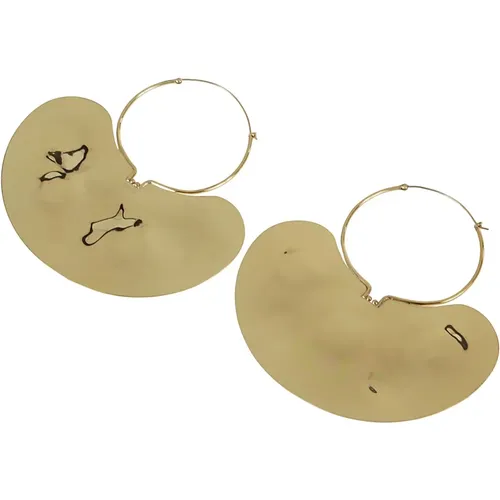 Women's Accessories Earrings Metallic Ss23 , female, Sizes: ONE SIZE - Patou - Modalova