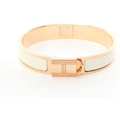 Pre-owned Gold bracelets , female, Sizes: ONE SIZE - Hermès Vintage - Modalova