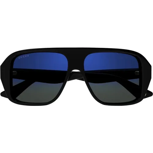 Sunglasses Linea Lettering Large , unisex, Sizes: 57 MM - Gucci - Modalova