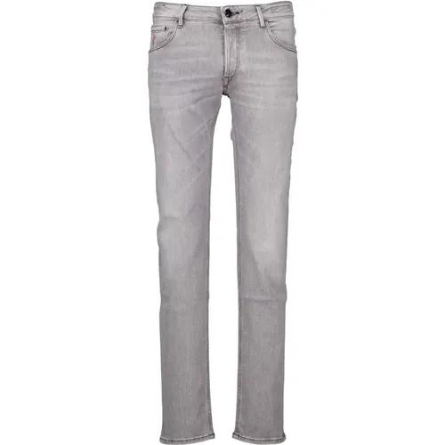 Graue Jeans , Herren, Größe: W40 - Hand Picked - Modalova