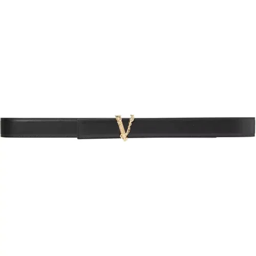 Metallic Pinafore Belts , female, Sizes: 85 CM, 75 CM, 80 CM - Versace - Modalova