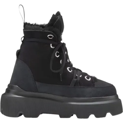 Shearling Sneaker Stiefel Schwarz - Inuikii - Modalova