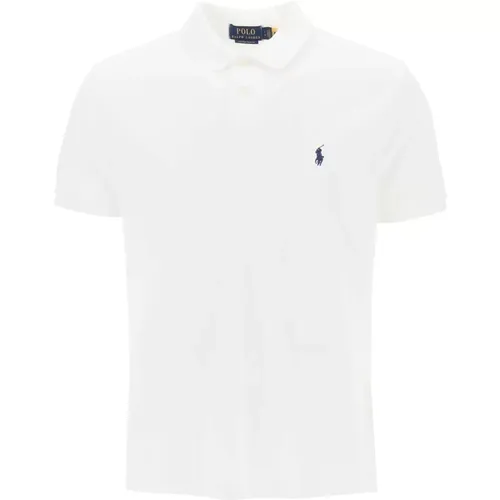 Pique Polo Shirt mit ikonischem Logo-Stick - Ralph Lauren - Modalova