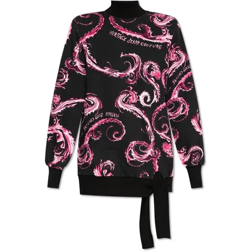 Kleid mit Muster , Damen, Größe: 2XS - Versace Jeans Couture - Modalova