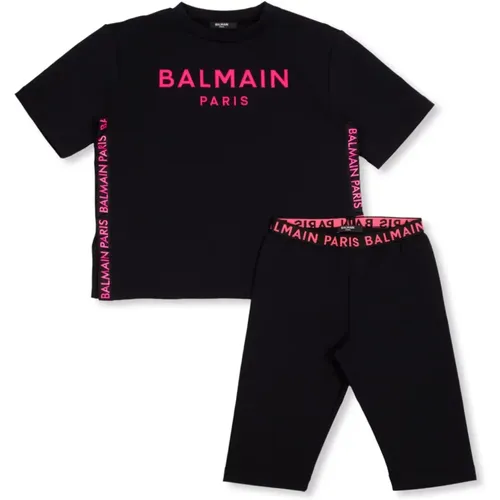 T-Shirt Leggings Set Balmain - Balmain - Modalova
