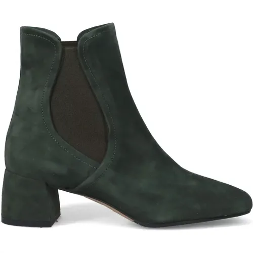 Refined Italian Suede Ankle Boots , female, Sizes: 4 UK - Sangiorgio - Modalova