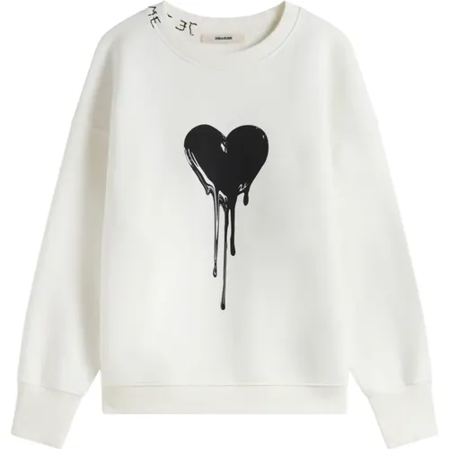 Flowing Heart Sweater , Damen, Größe: S - Zadig & Voltaire - Modalova