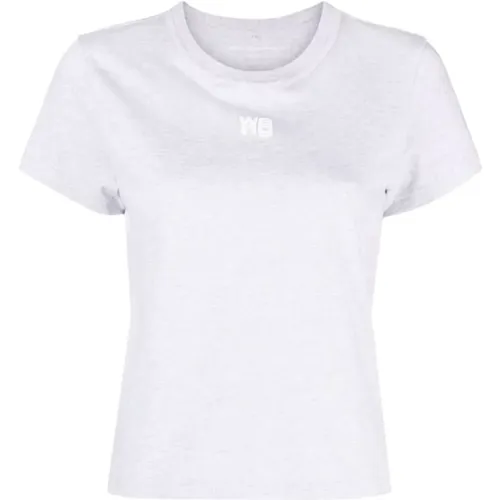 Essential Puff Logo Shirts , Damen, Größe: S - alexander wang - Modalova