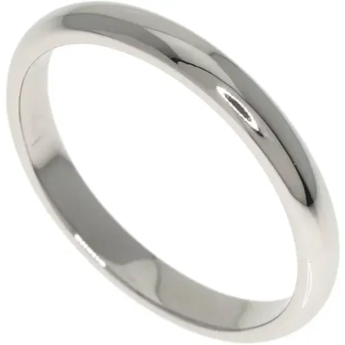 Pre-owned Platinum rings , female, Sizes: ONE SIZE - Cartier Vintage - Modalova