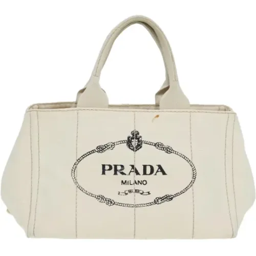 Pre-owned Canvas prada-bags , female, Sizes: ONE SIZE - Prada Vintage - Modalova