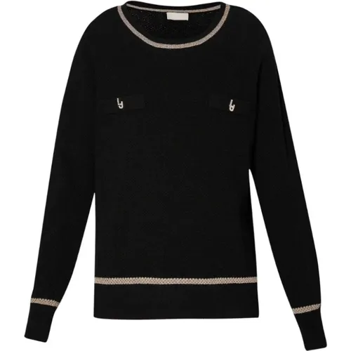 Basic Pullover , Damen, Größe: L - Liu Jo - Modalova