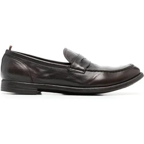 Leder Loafers ARC 509 , Herren, Größe: 42 1/2 EU - Officine Creative - Modalova