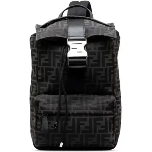 Pre-owned Canvas backpacks , female, Sizes: ONE SIZE - Fendi Vintage - Modalova