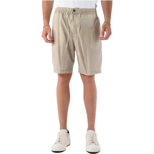 Wool Bermuda Shorts with Elastic Waist , male, Sizes: S, L, M - PT Torino - Modalova