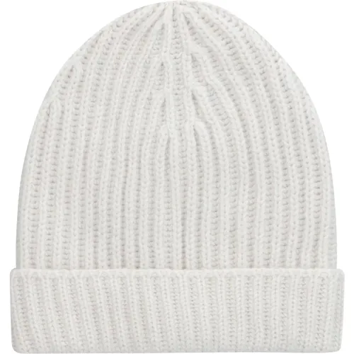 Kaschmir Rippstrick Beanie Mütze - Malo - Modalova