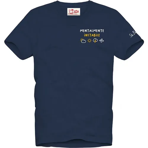 Stilvolle T-Shirts und Polos , Herren, Größe: L - MC2 Saint Barth - Modalova