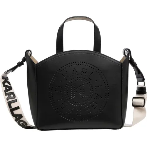 Circle Handbag with Adjustable Strap , female, Sizes: ONE SIZE - Karl Lagerfeld - Modalova