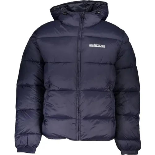 Hooded Eco-Friendly Jacket , male, Sizes: 2XL, S, XL - Napapijri - Modalova